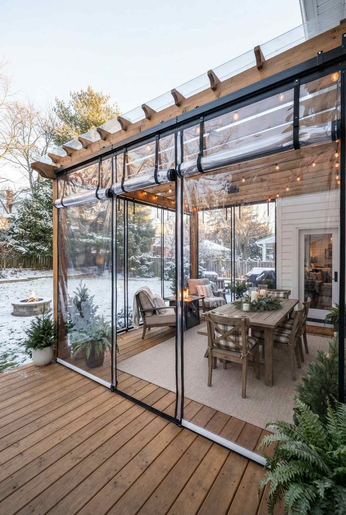 removable panel enclosure system