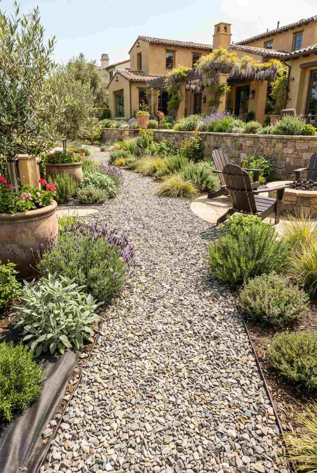 gravel mulch matrix