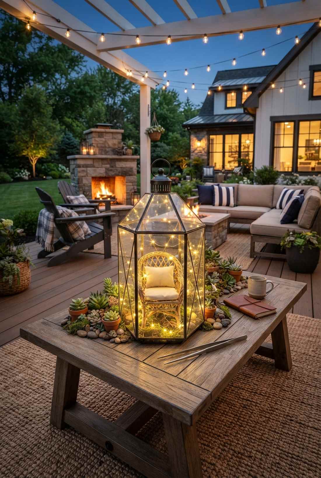 lantern enclosed chair