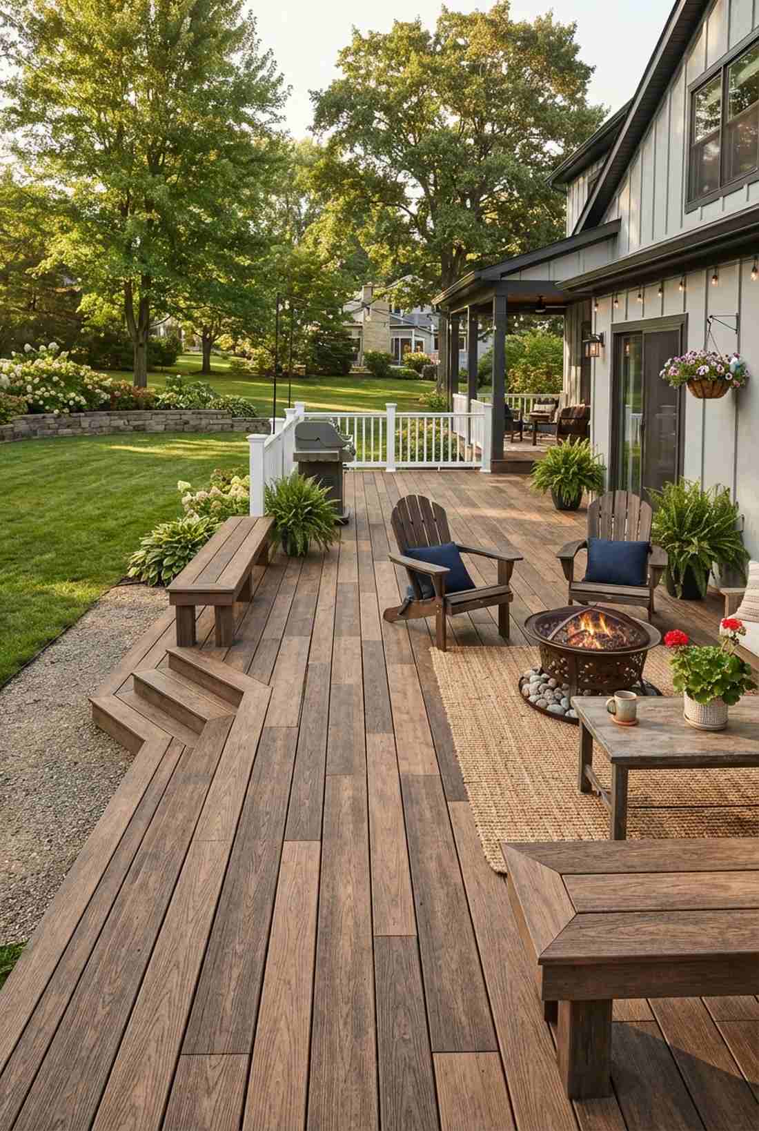 mixed width plank pattern