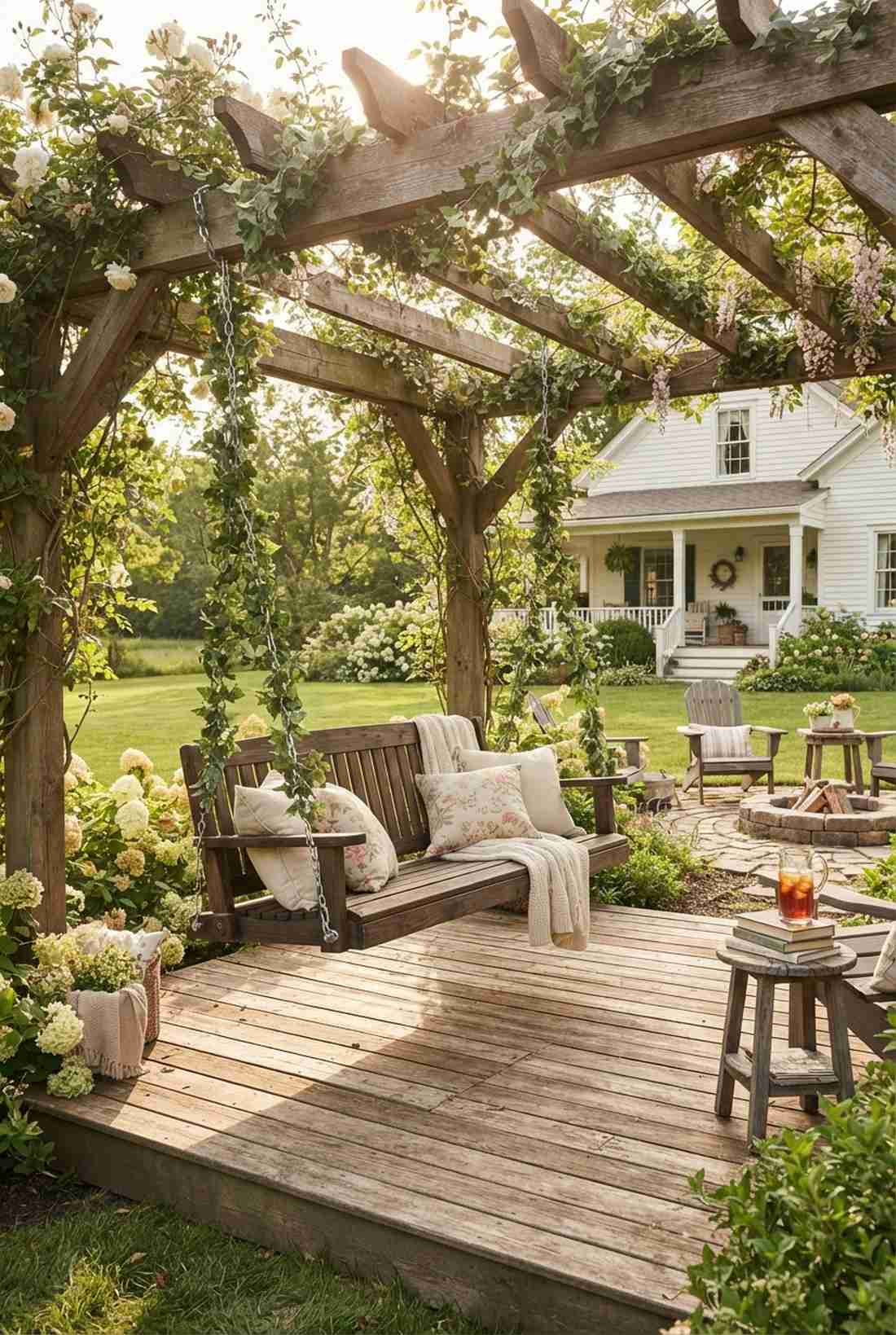 swing bench seating
