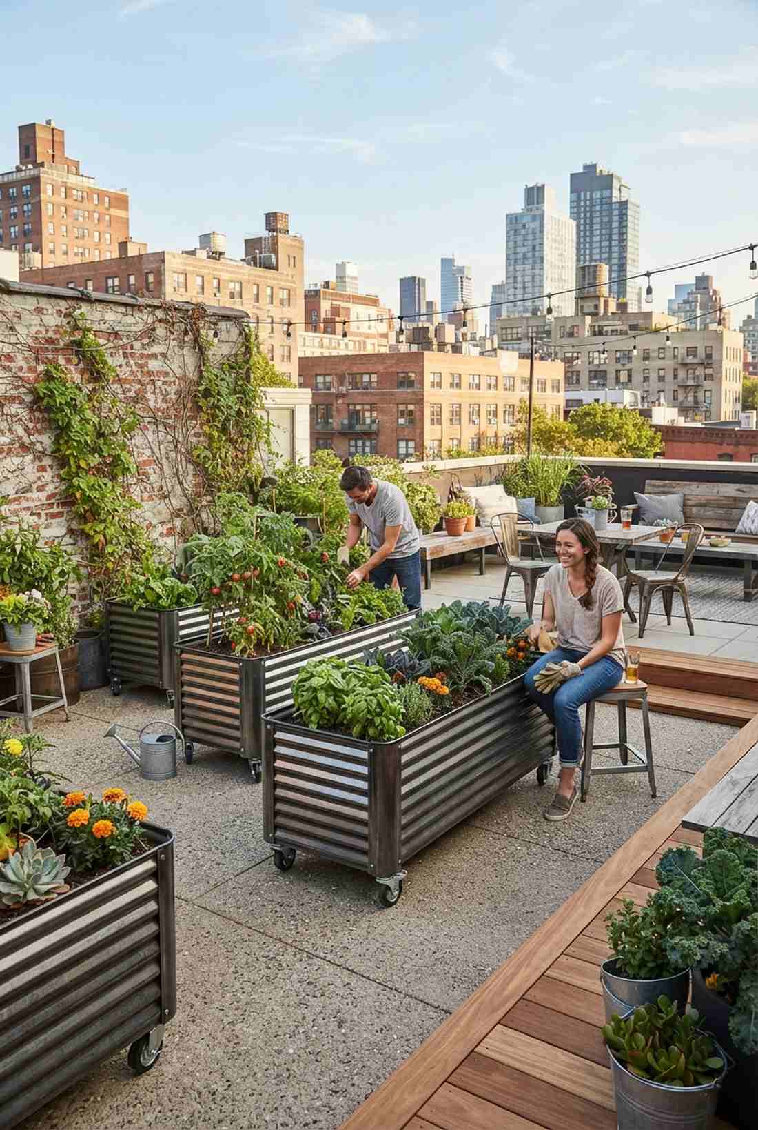 shipping container pop up gardens