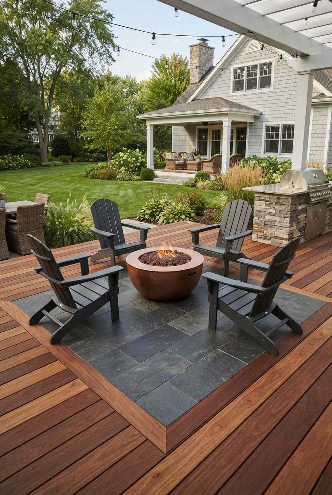 stone inset accent zones