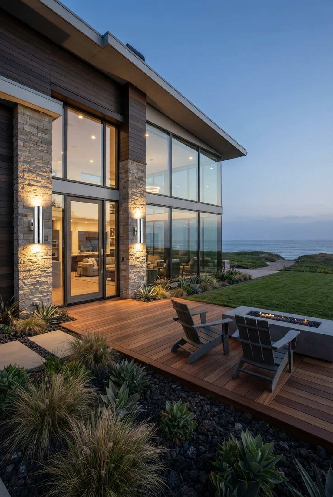 marine grade stainless wall lights