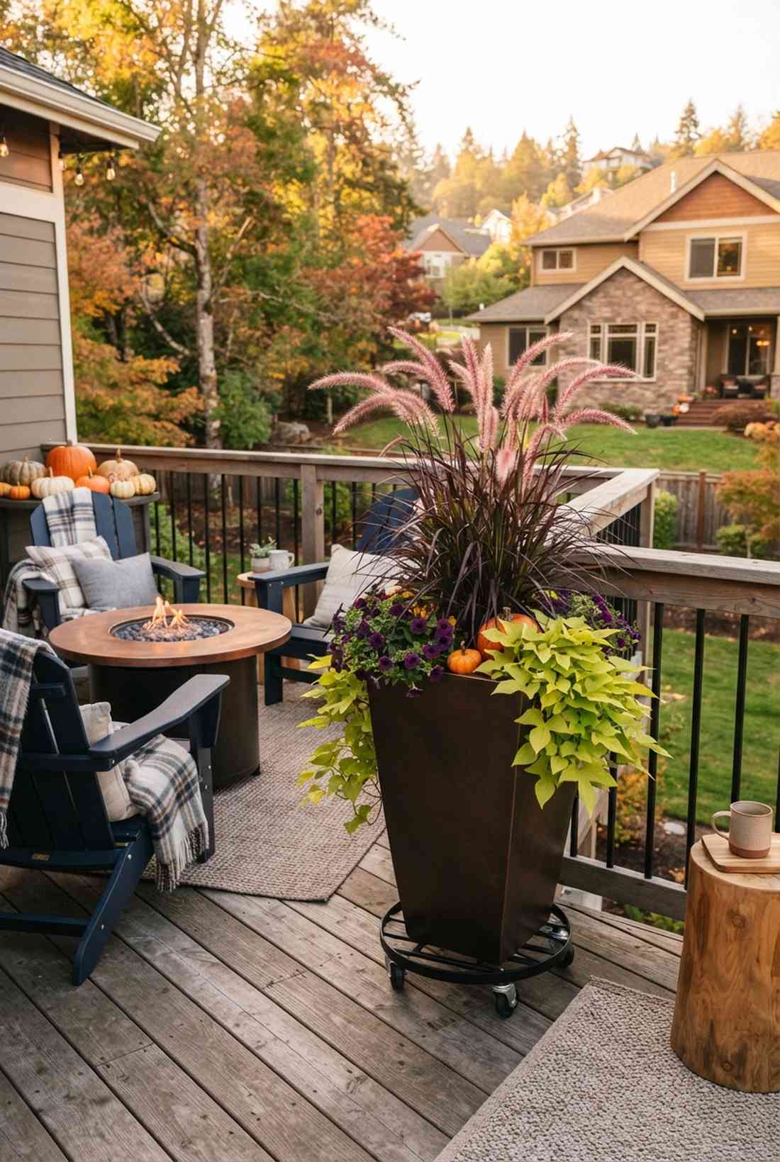 purple fountain grass