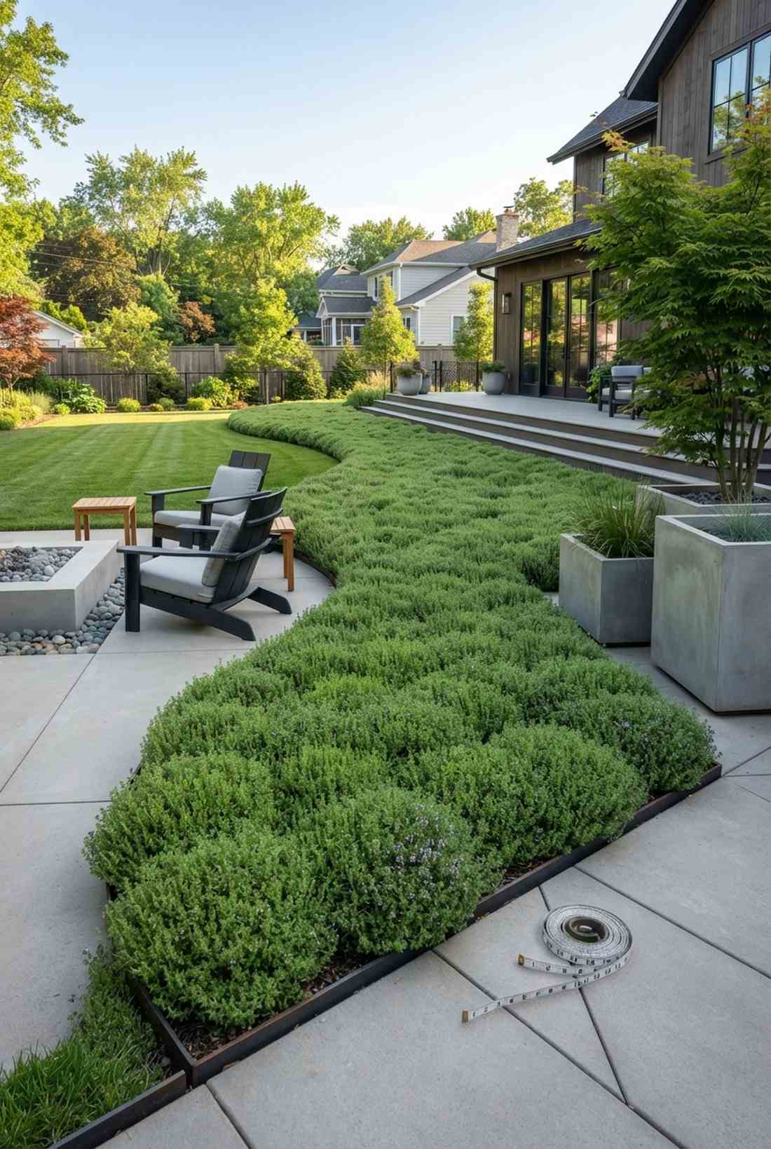 single species mass planting
