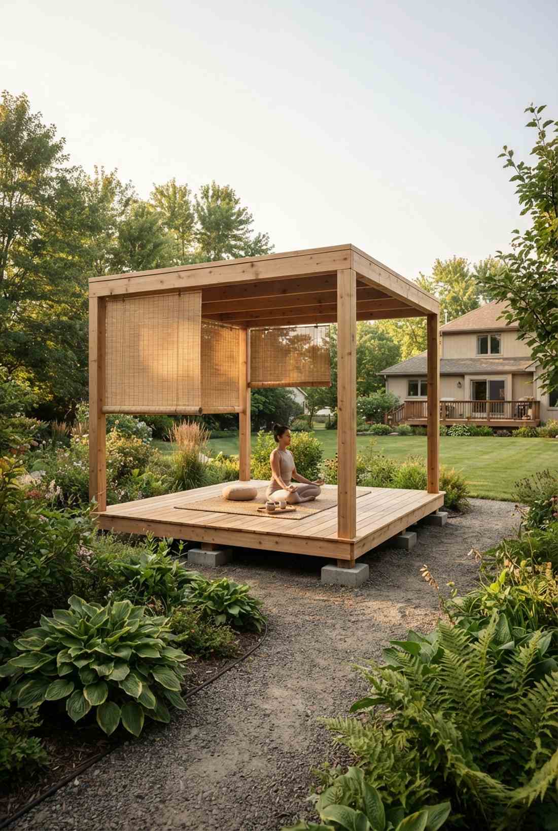 meditation pavilions