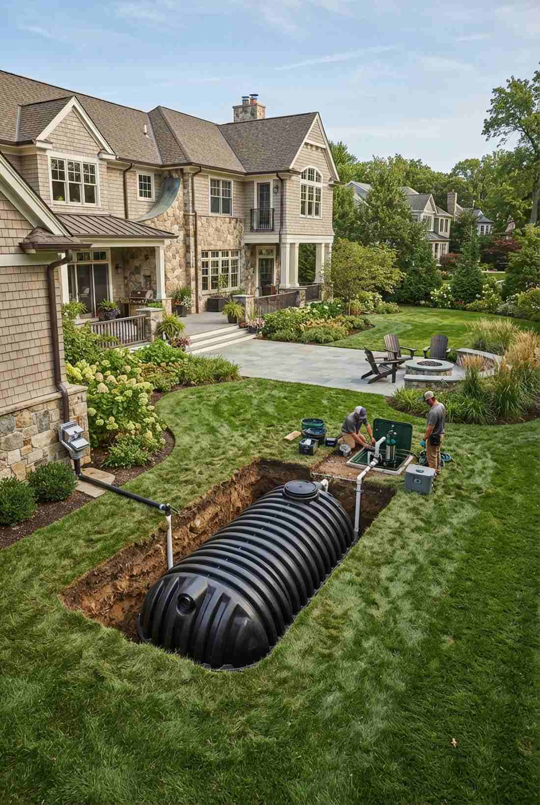 rainwater harvesting cisterns