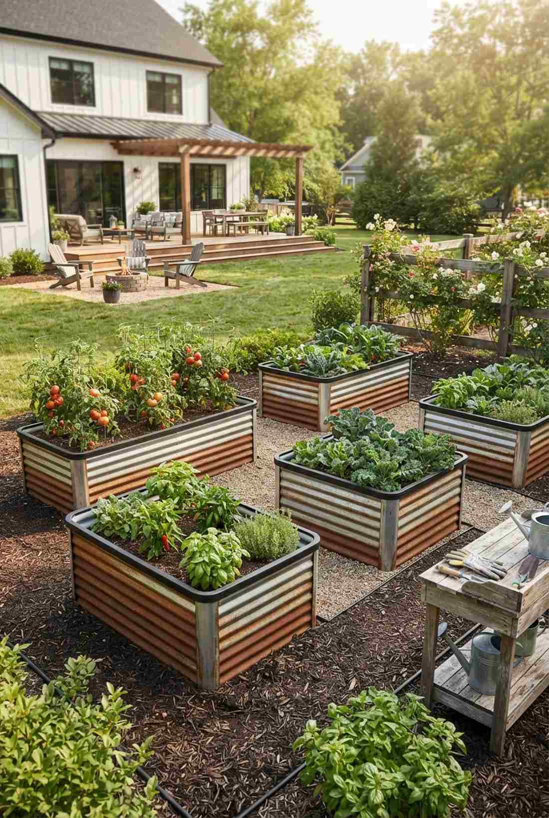 steel raised beds