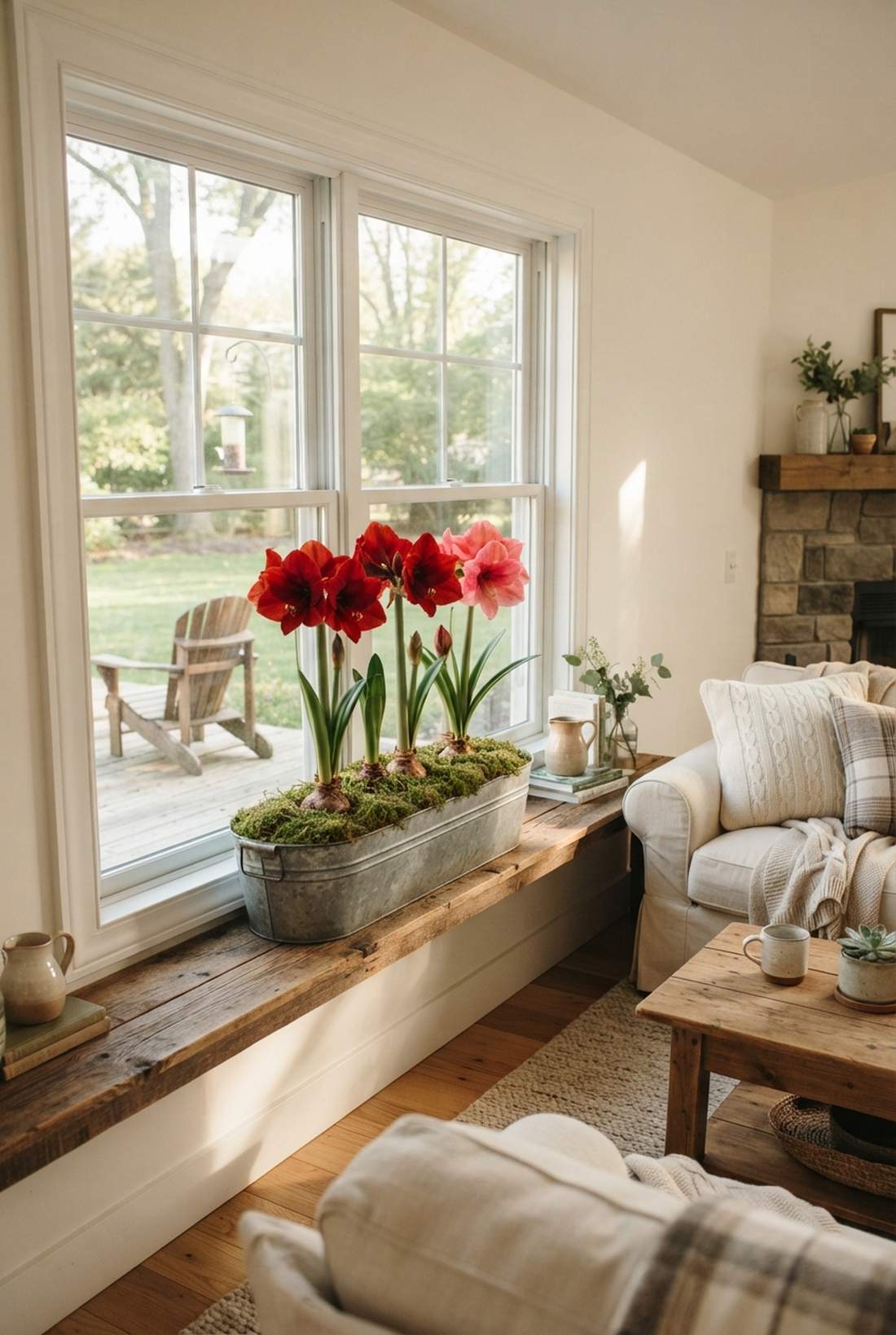 amaryllis triple planting