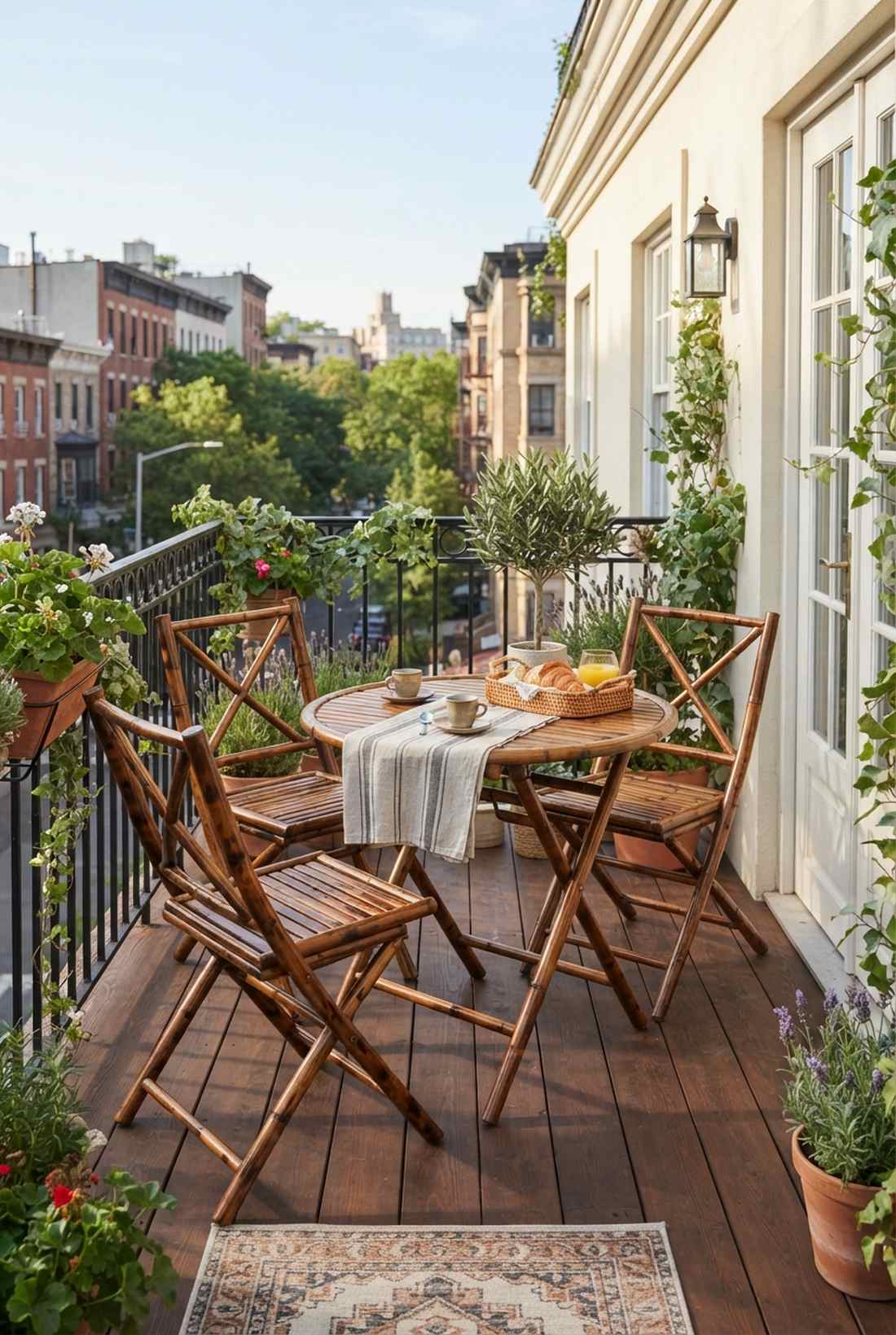 bamboo bistro sets