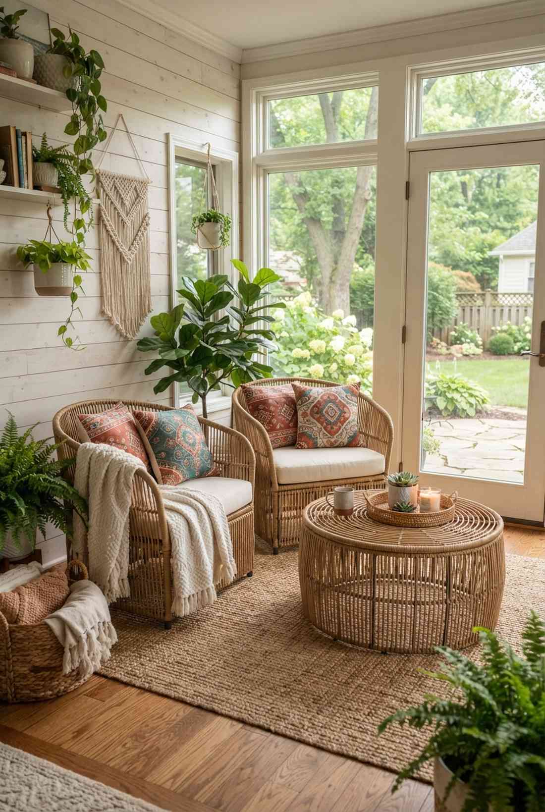 barrel chair patio set
