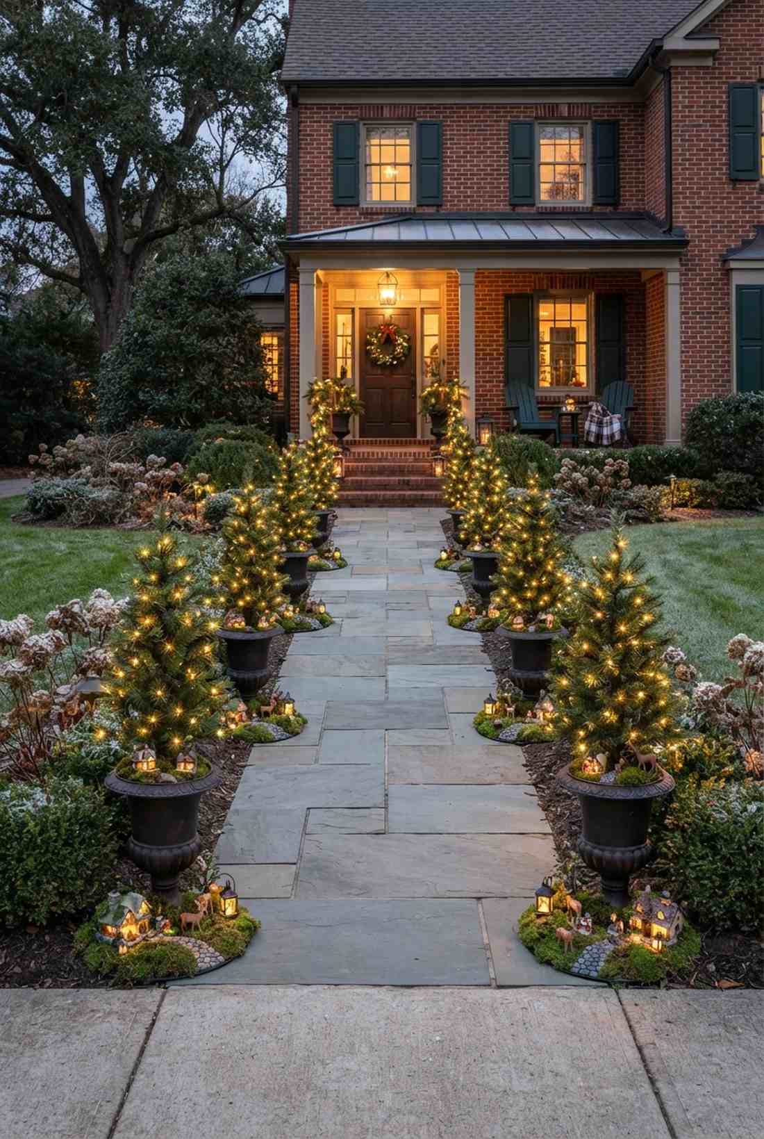 christmas tree path lights