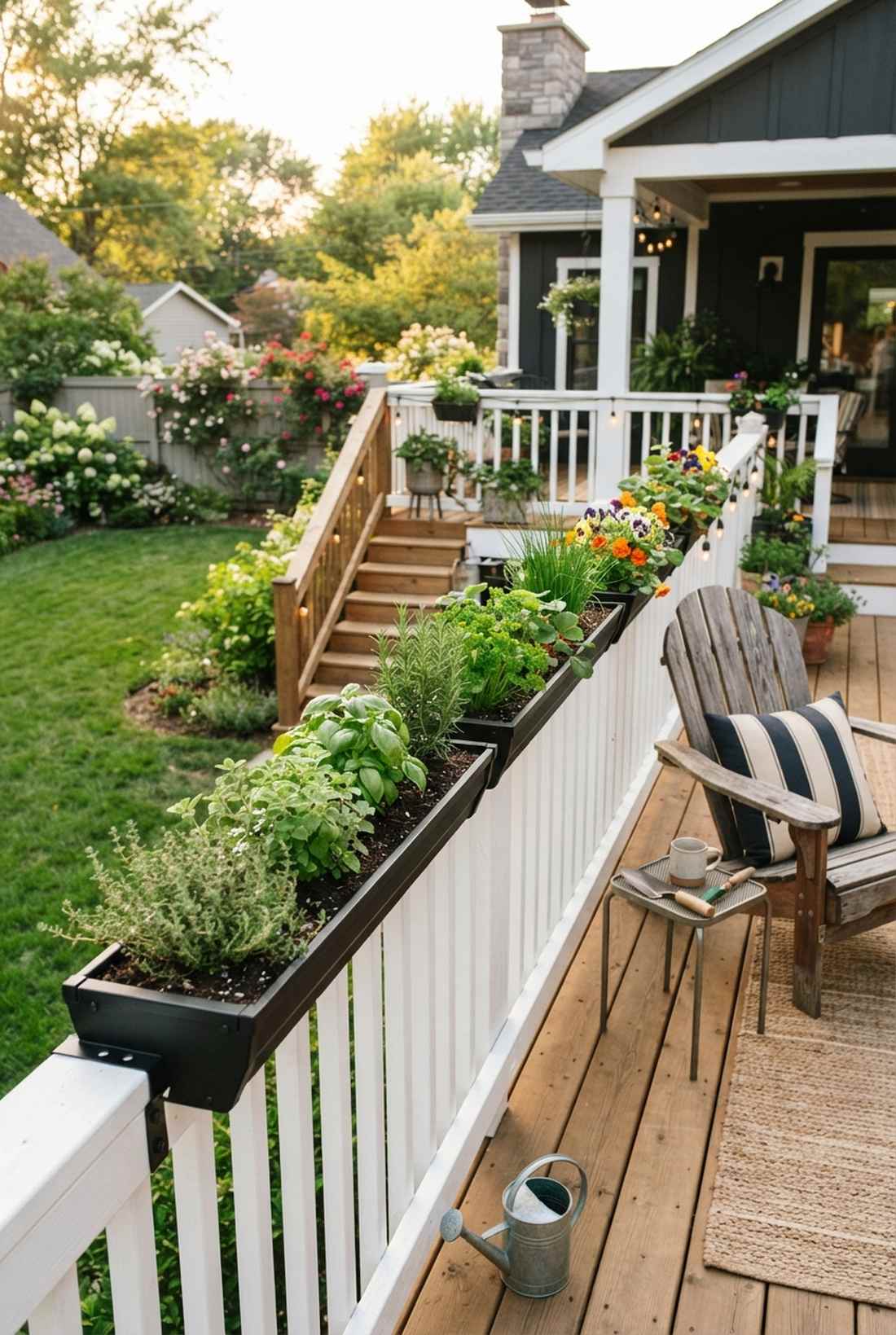 gutter garden strips