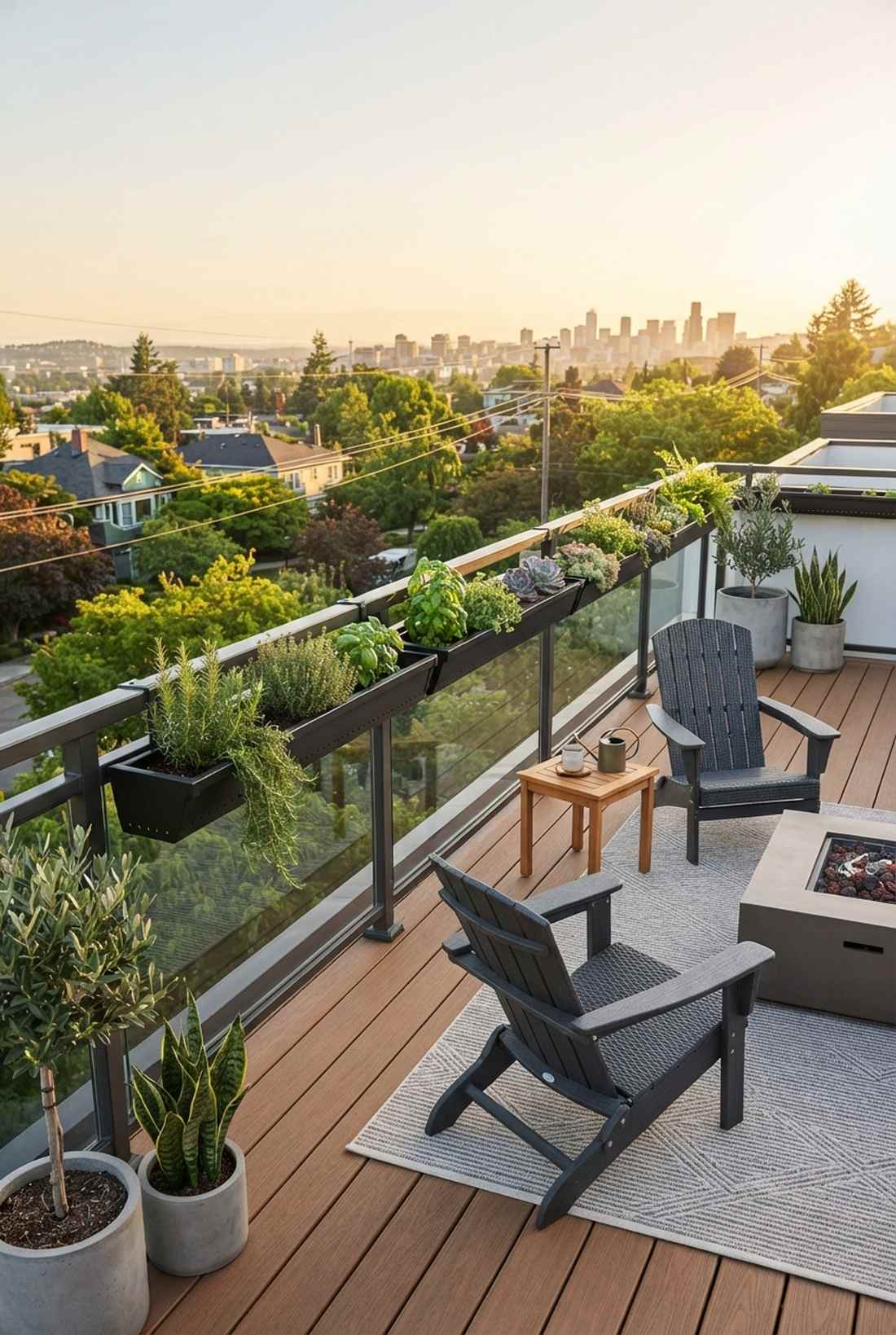 hanging gutter planters