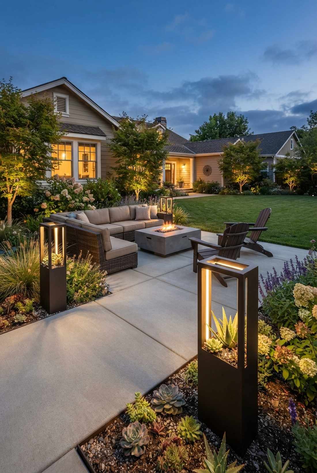 integrated planter bollards