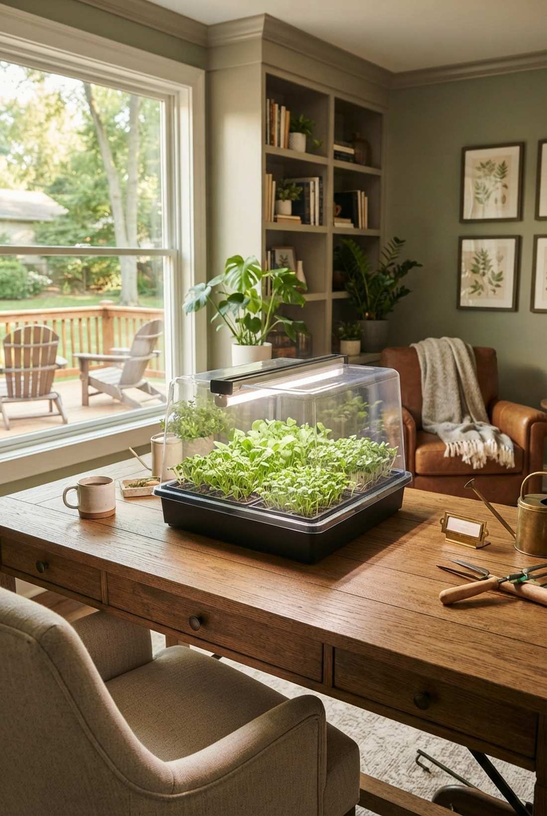 johnny s mini greenhouse kit with t5 light