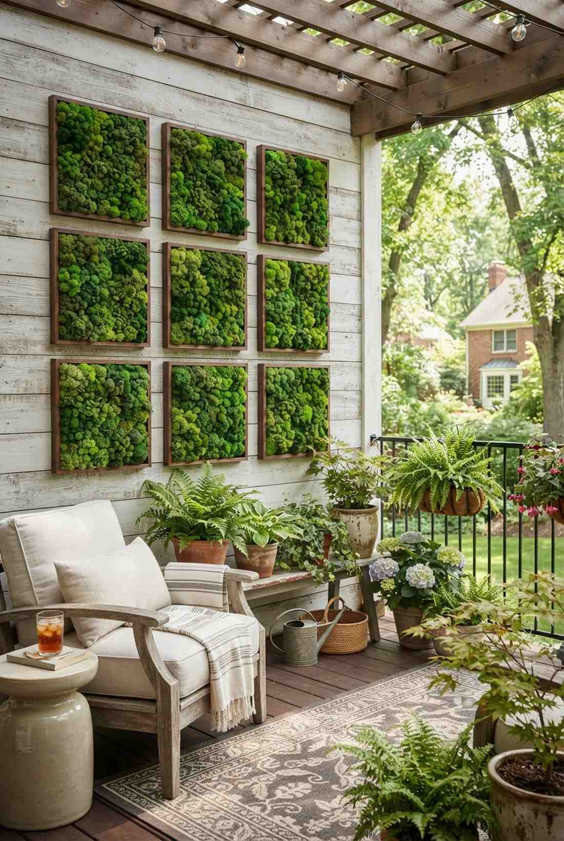 living moss panels