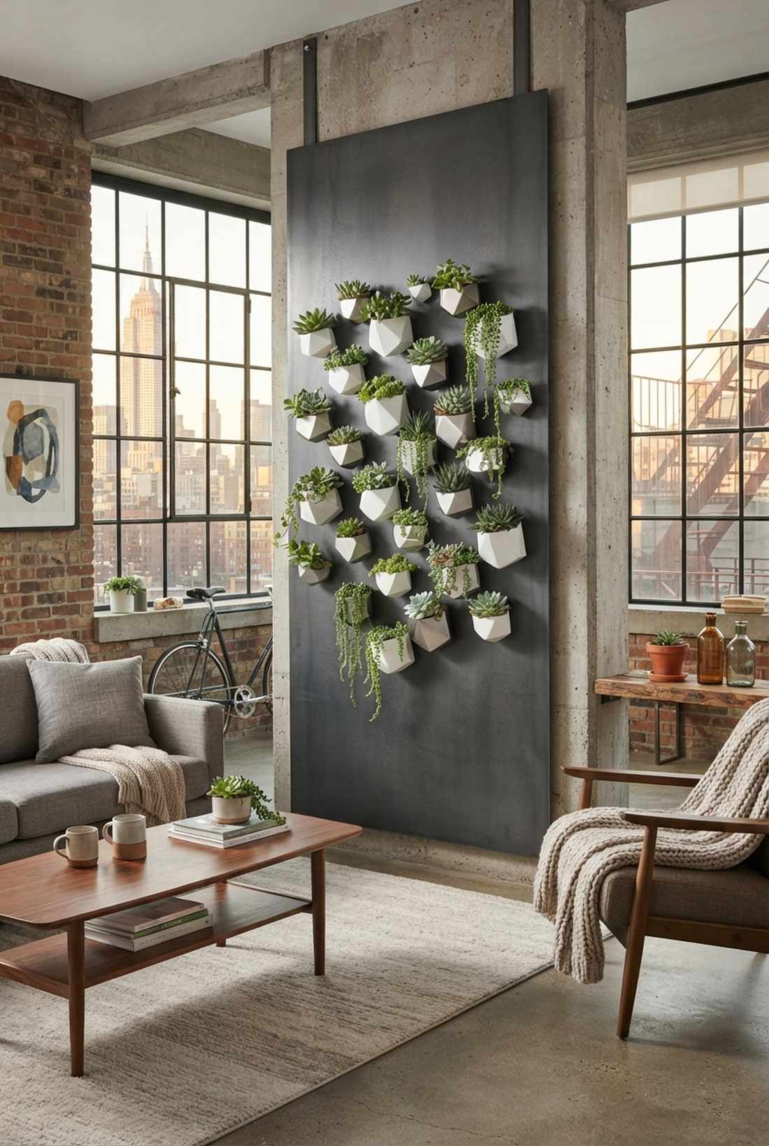 magnetic wall mounted pots
