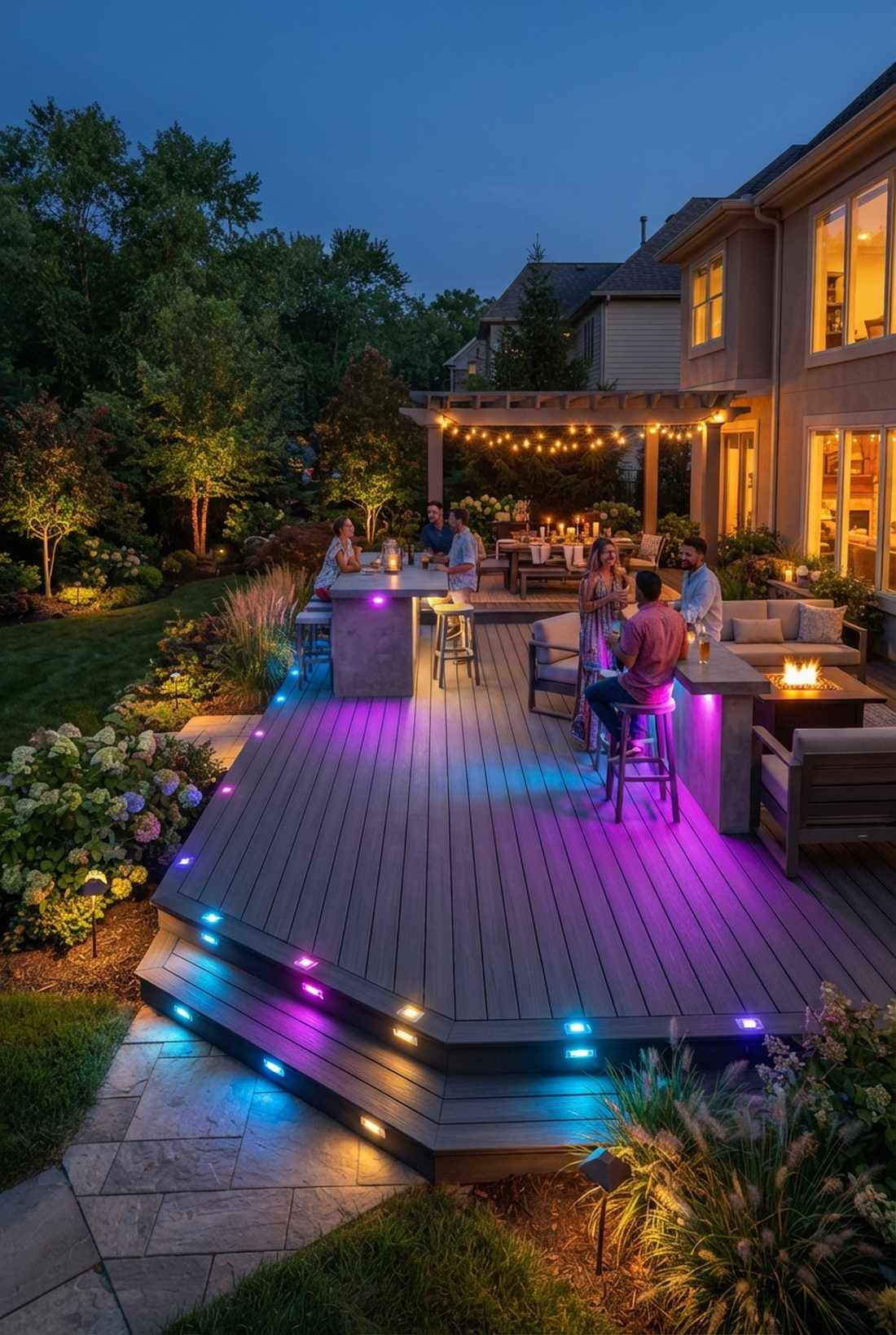 rgb recessed floor spotlights