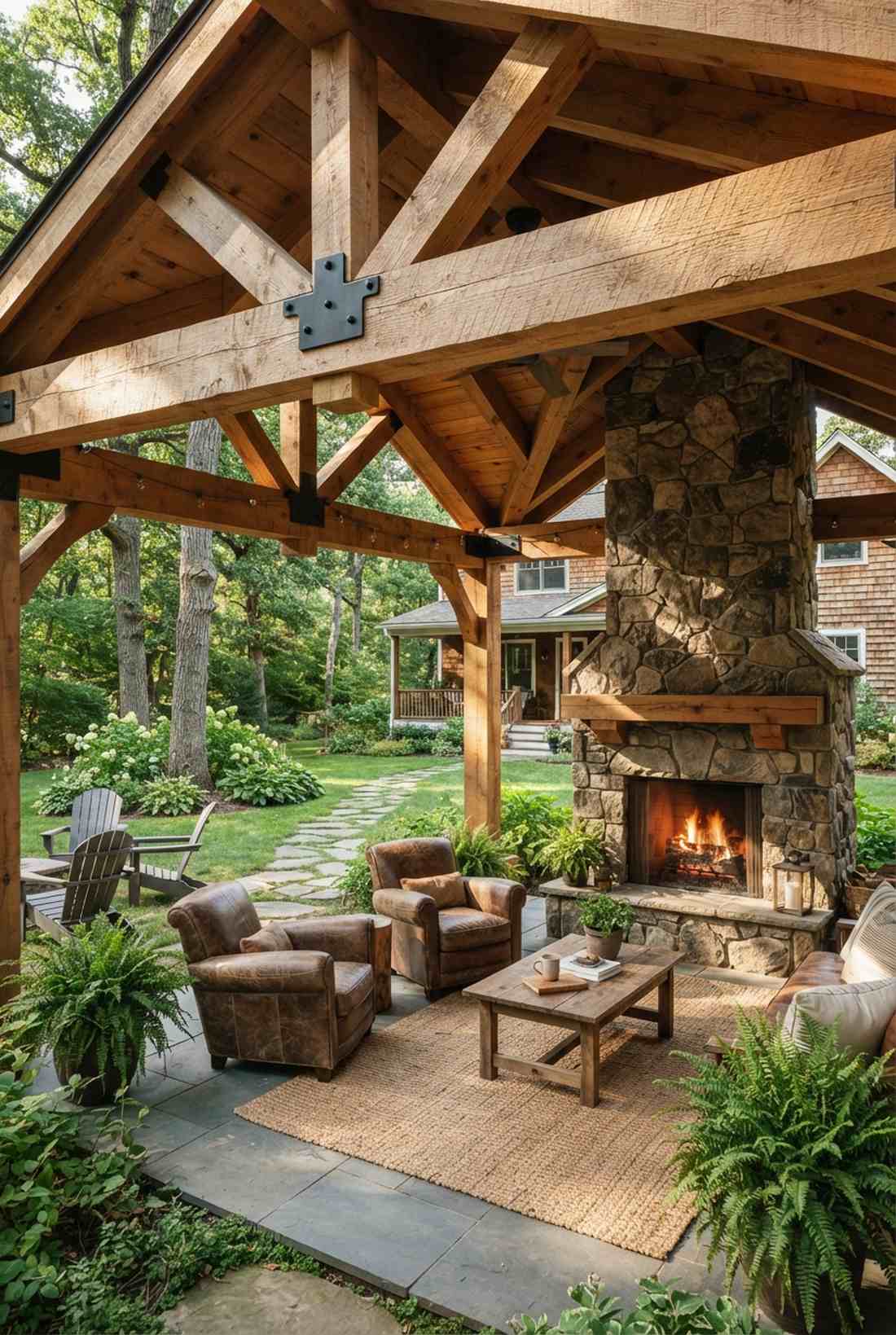 rough sawn western red cedar