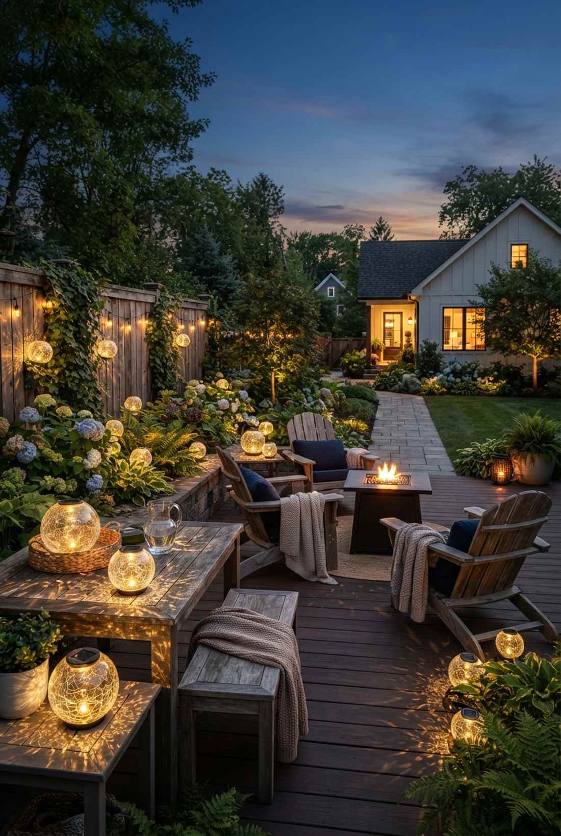 solar crackle glass globes