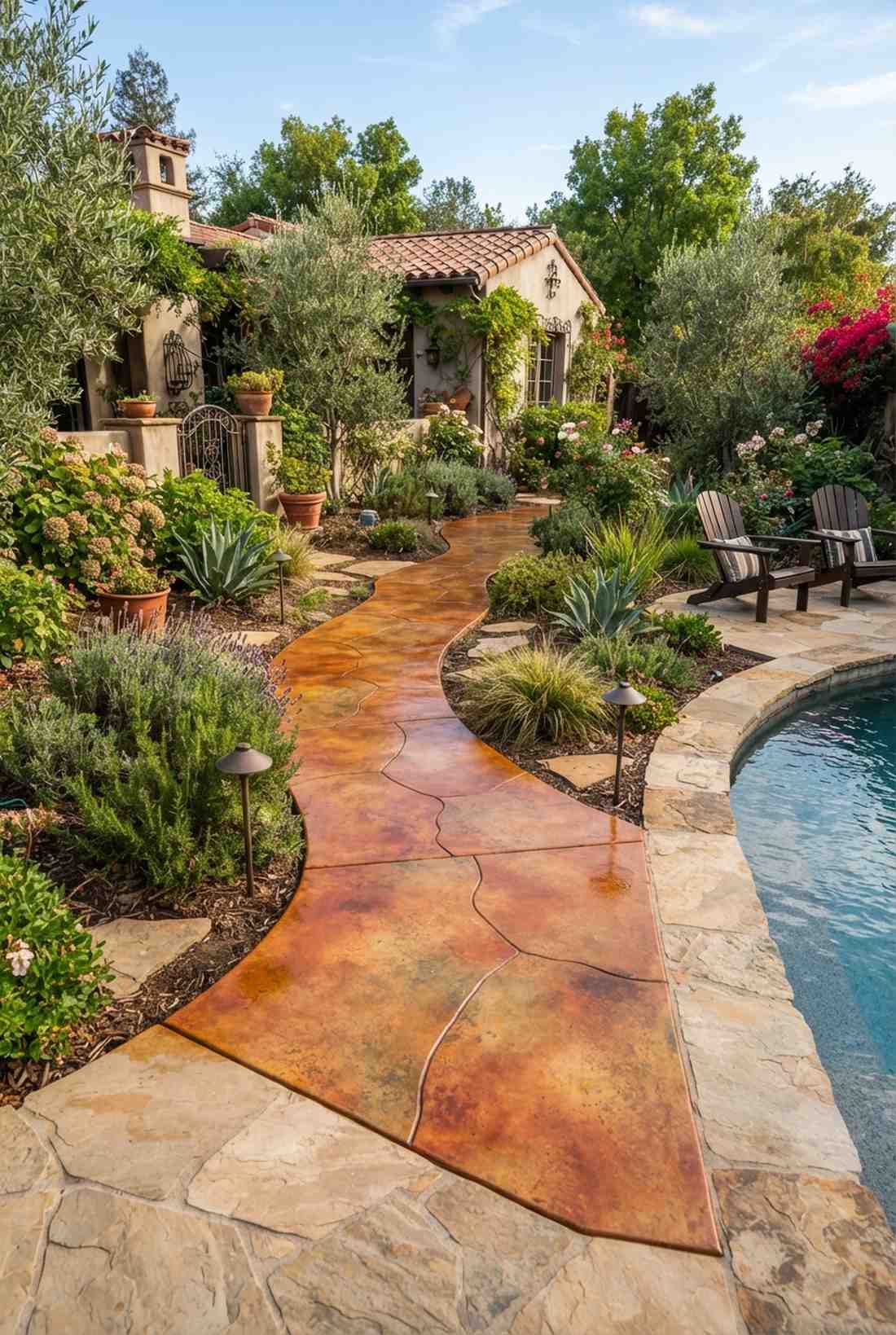 stained concrete color wheels