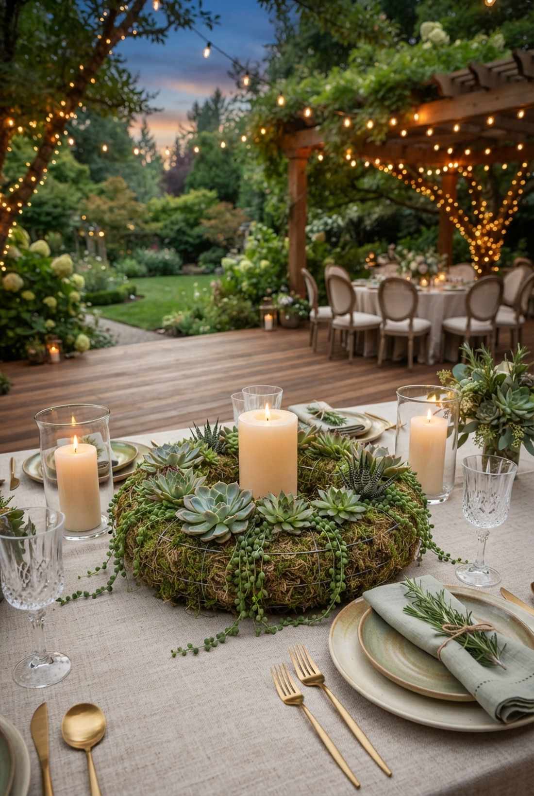 succulent wreath centerpieces