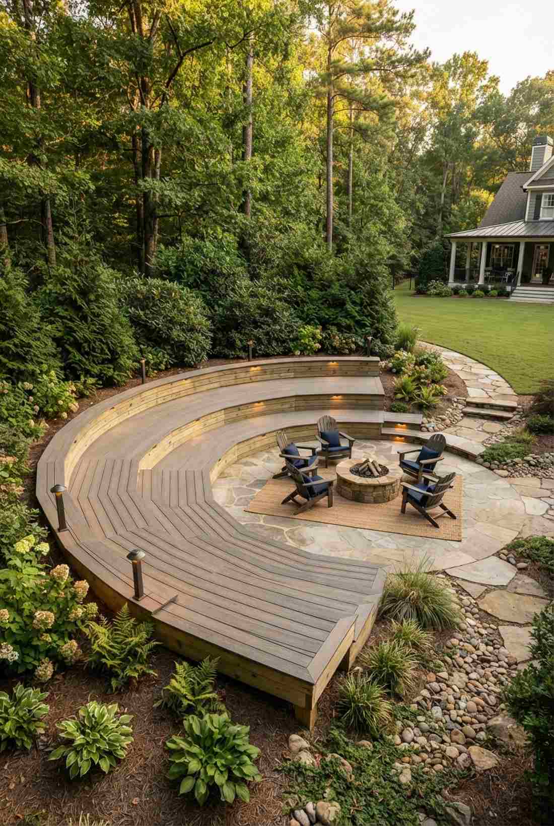 three quarter circular amphitheater