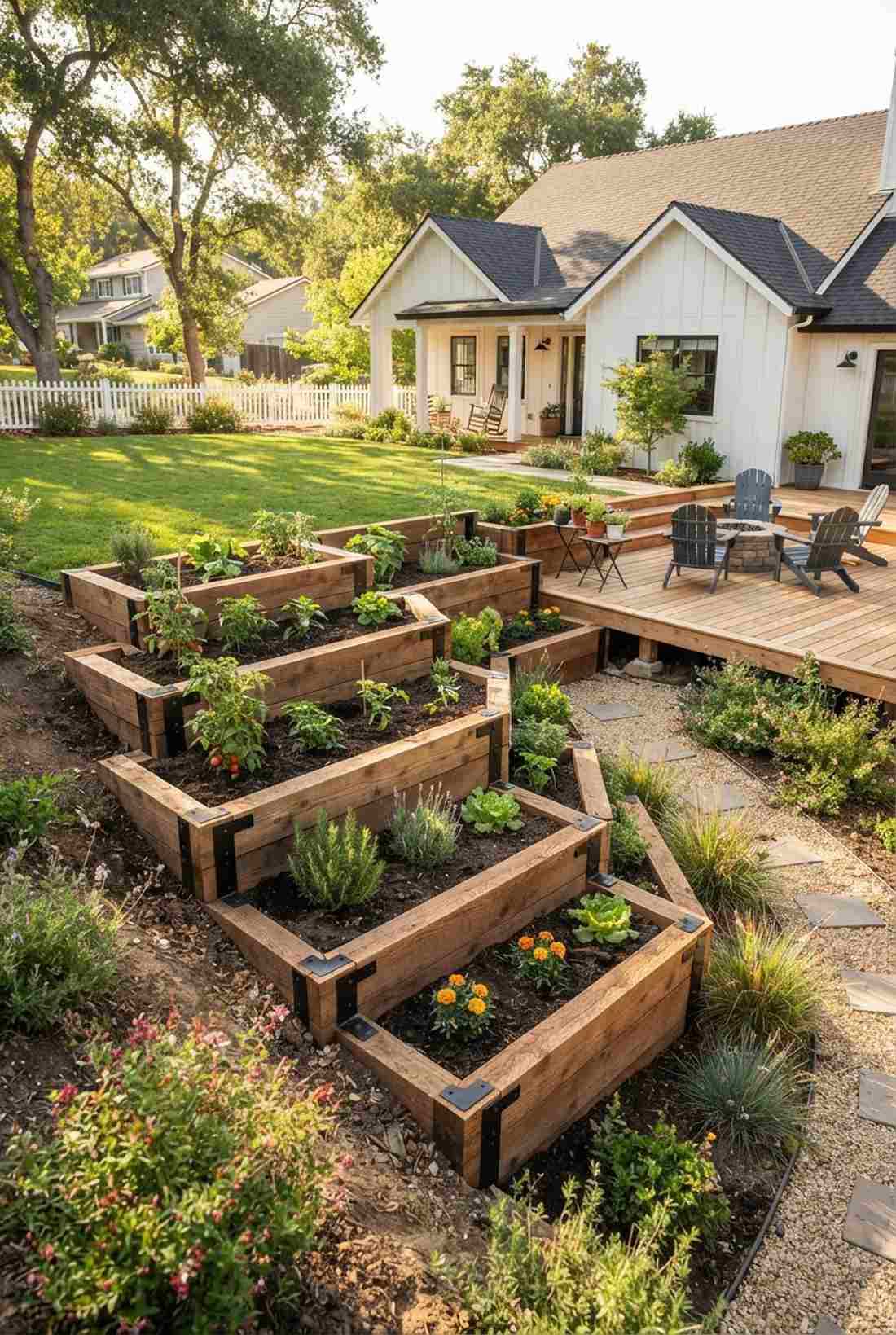 tiered step bed system