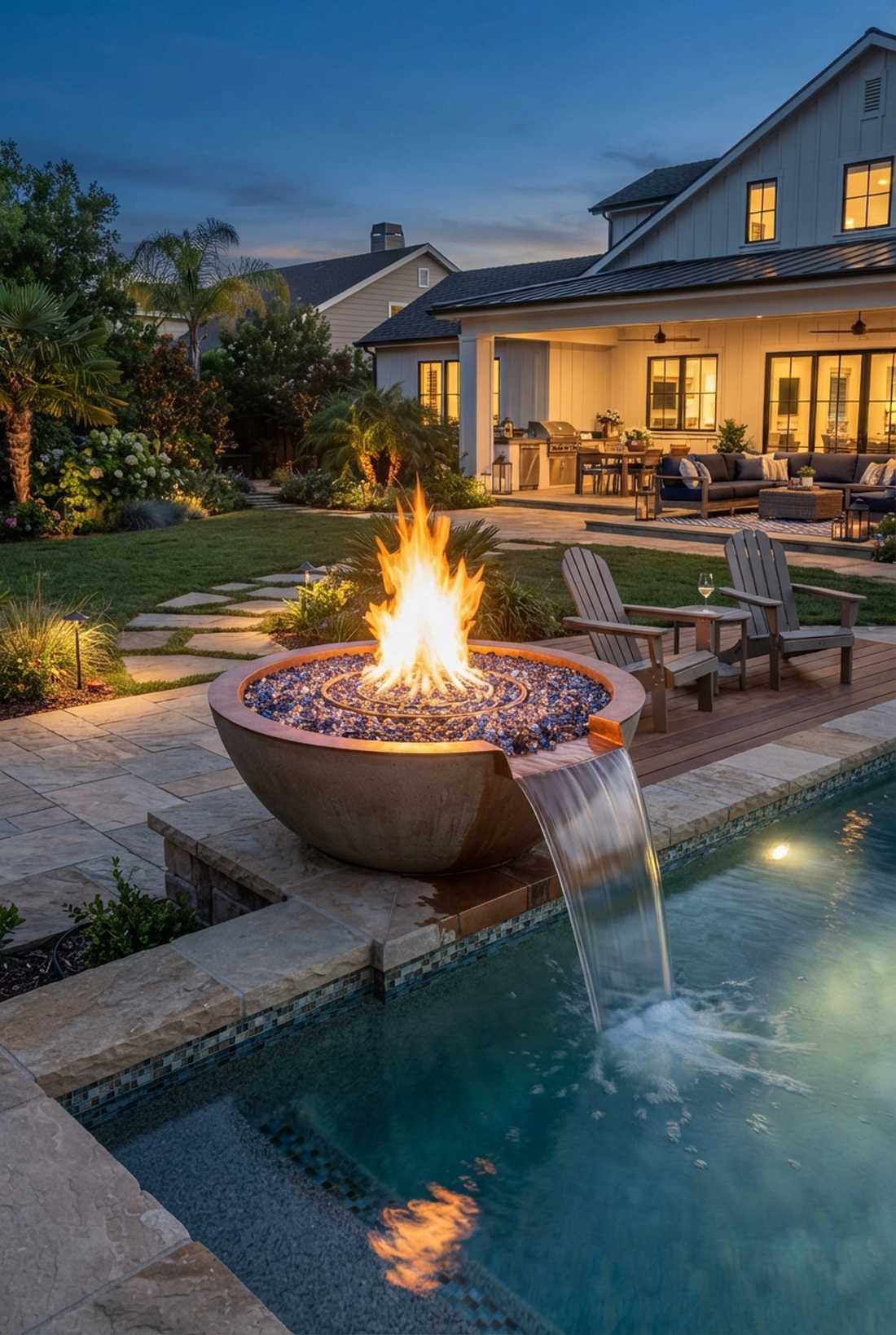 fire and water combination features