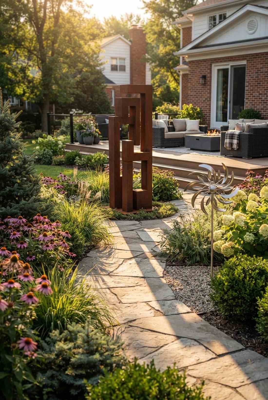 metal sculptural art pieces