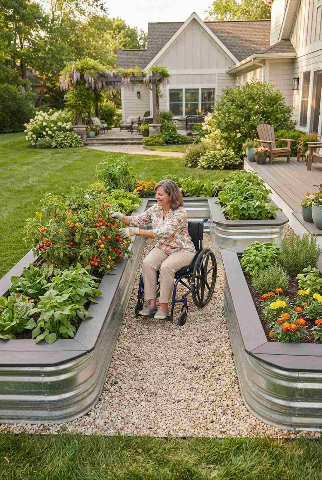wheelchair accessible raised