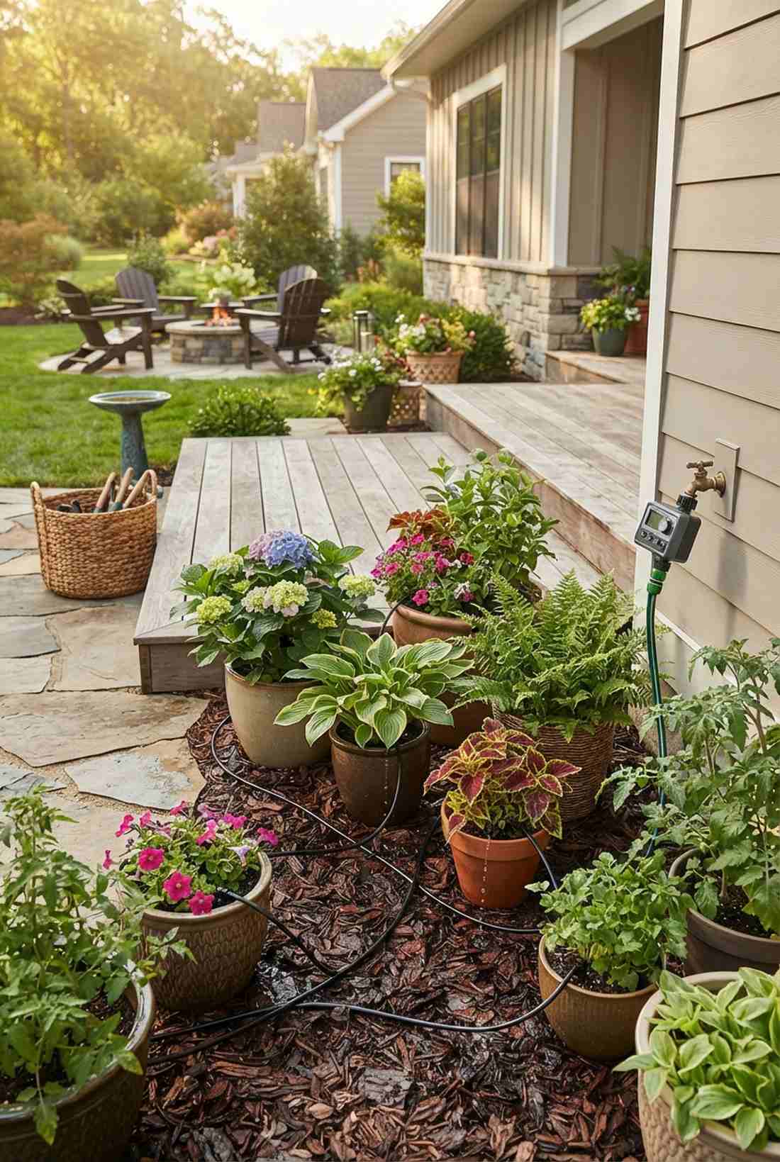 drip irrigation installation