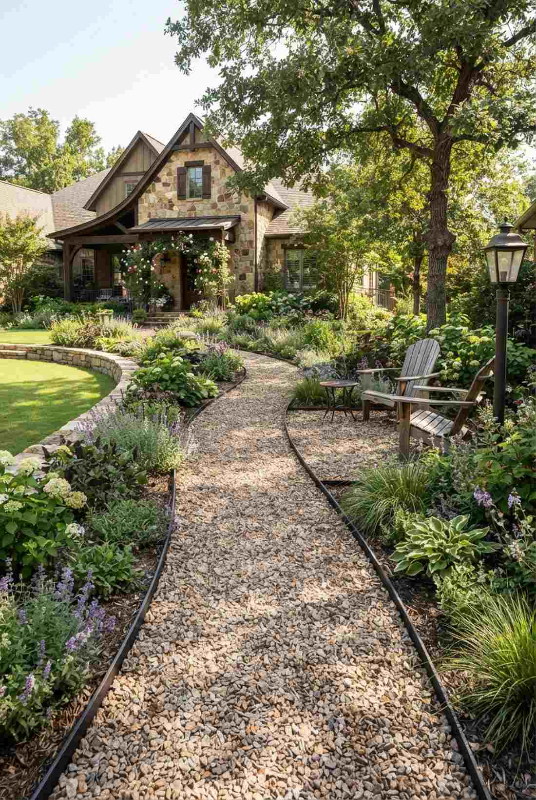permeable gravel paths