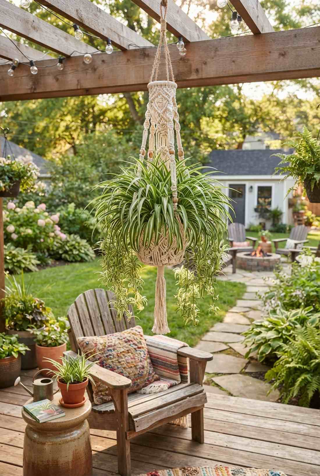 spider plant hanging basket