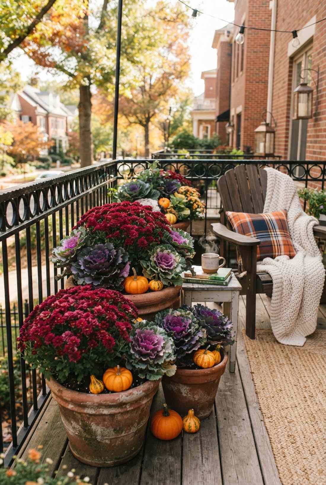 fall color containers
