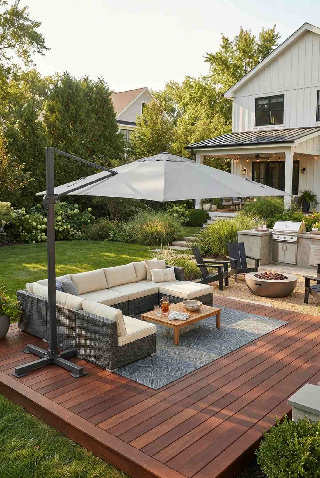 by 10 foot square cantilever umbrella