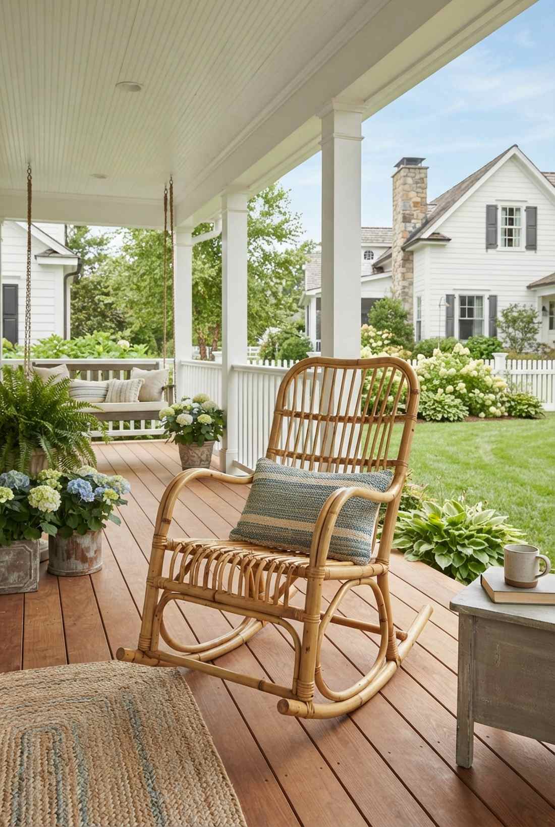 bamboo rocking chairs