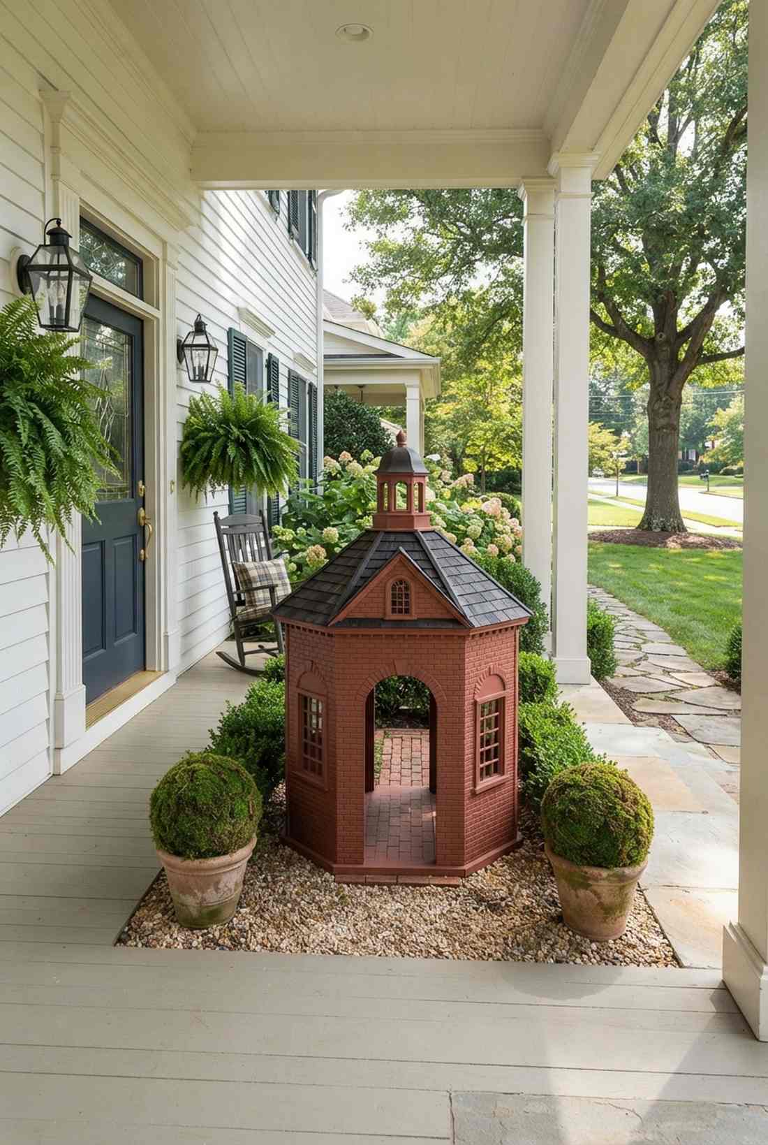 colonial garden house