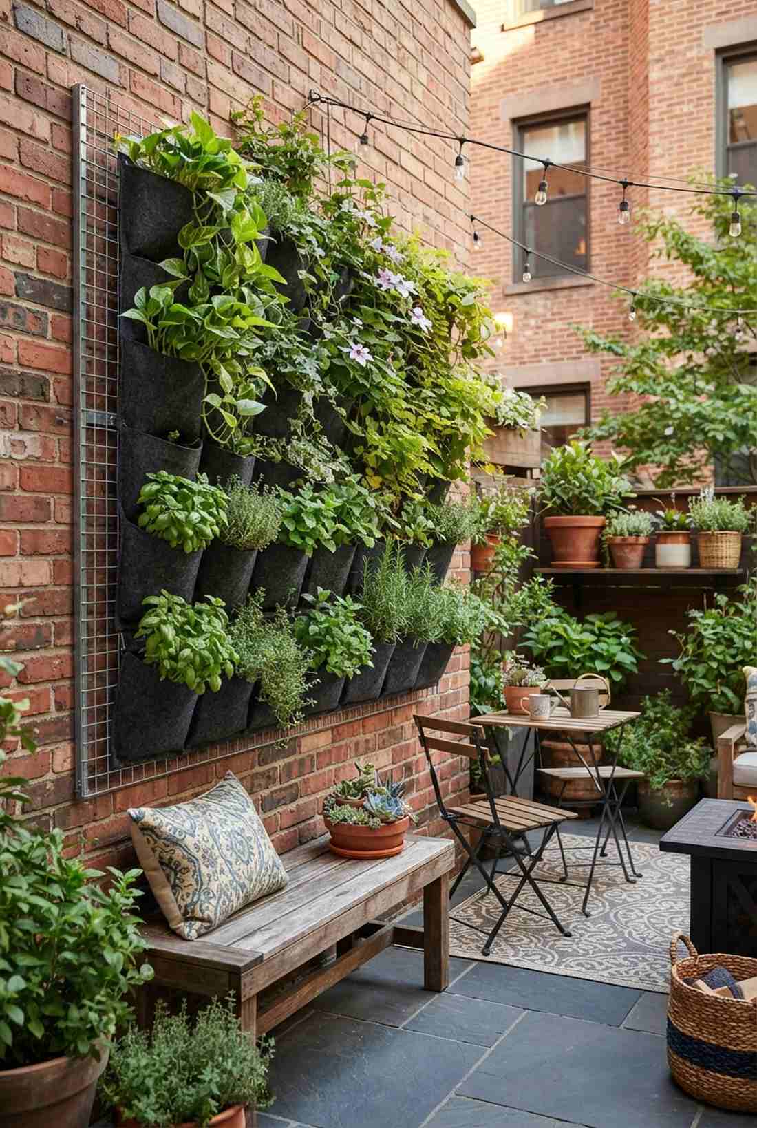 corner wrap trellis for privacy