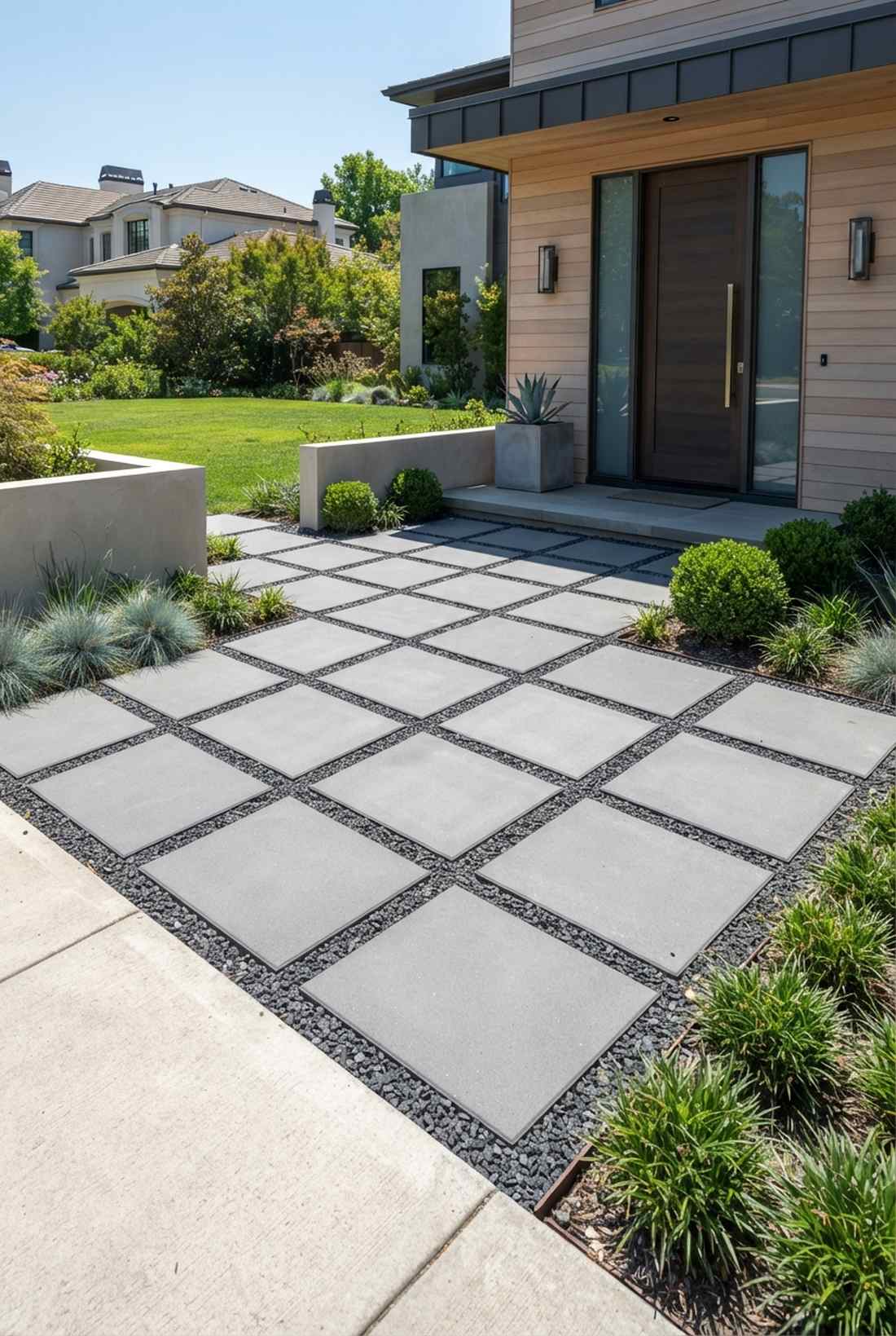 geometric grid entry court