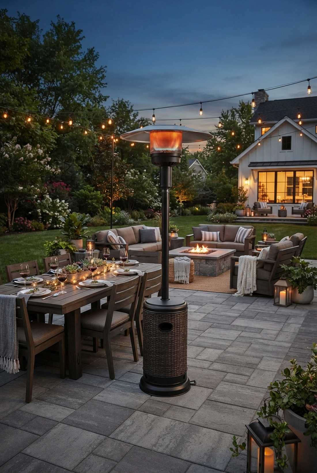 mushroom style propane patio heater