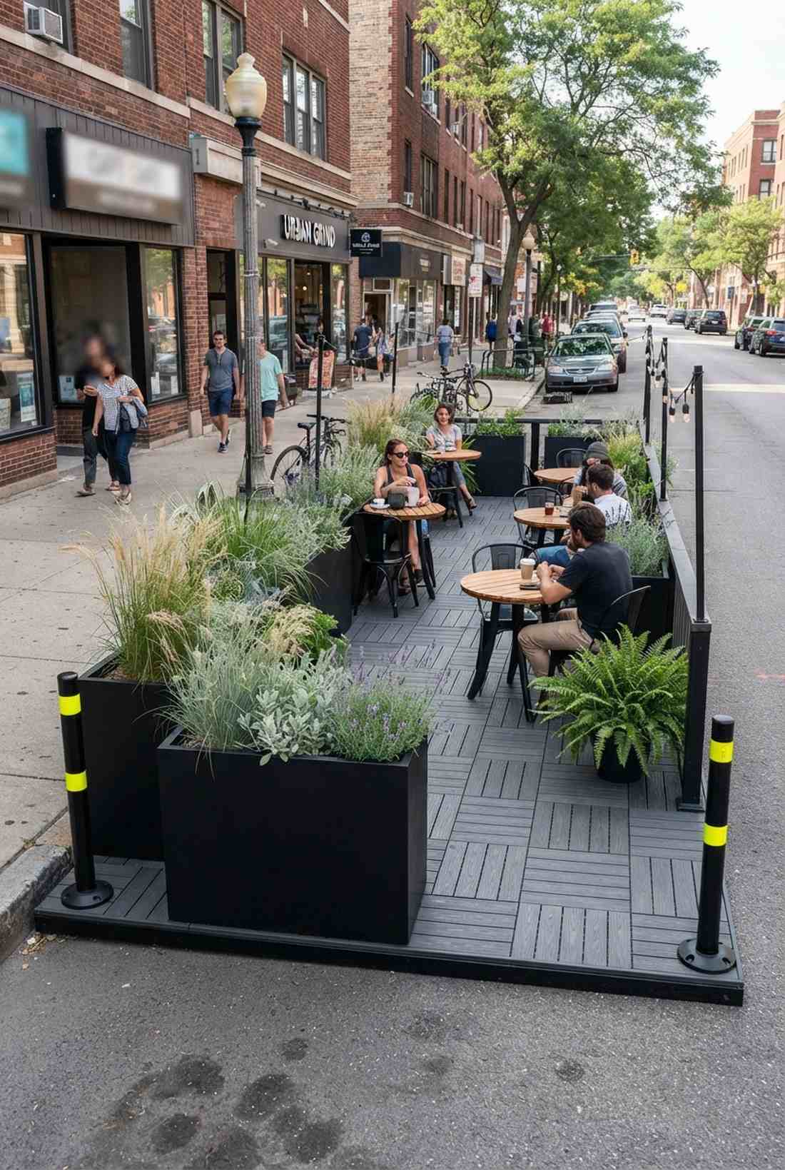 parklet curbside extensions