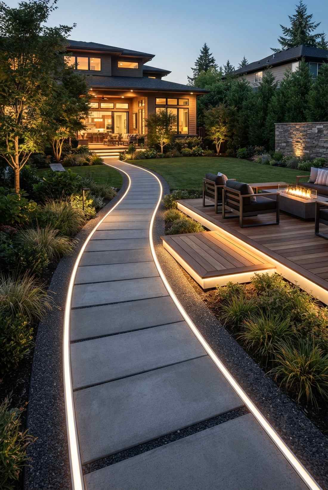 path edge strip lighting