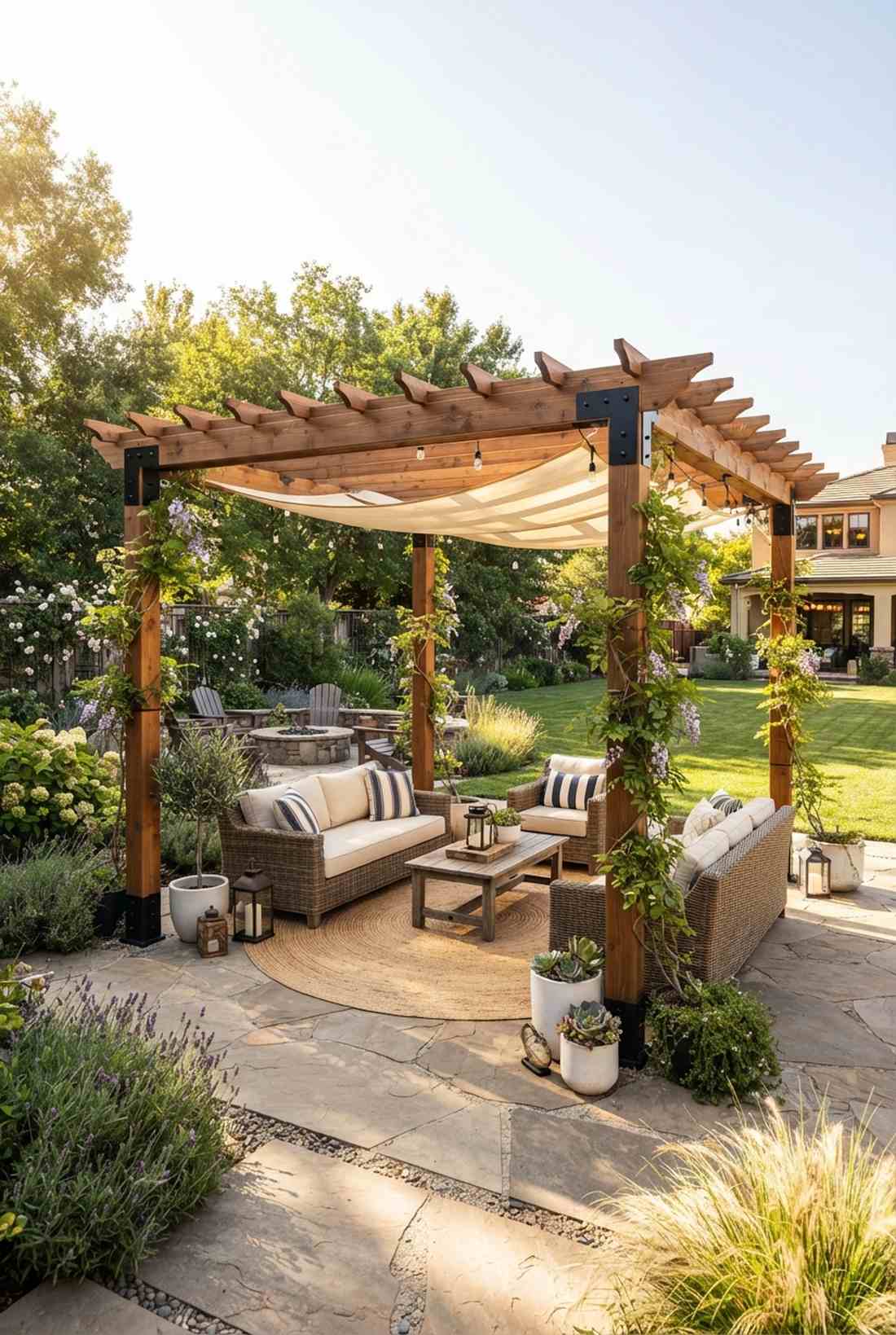 pergola canopy overhead definition