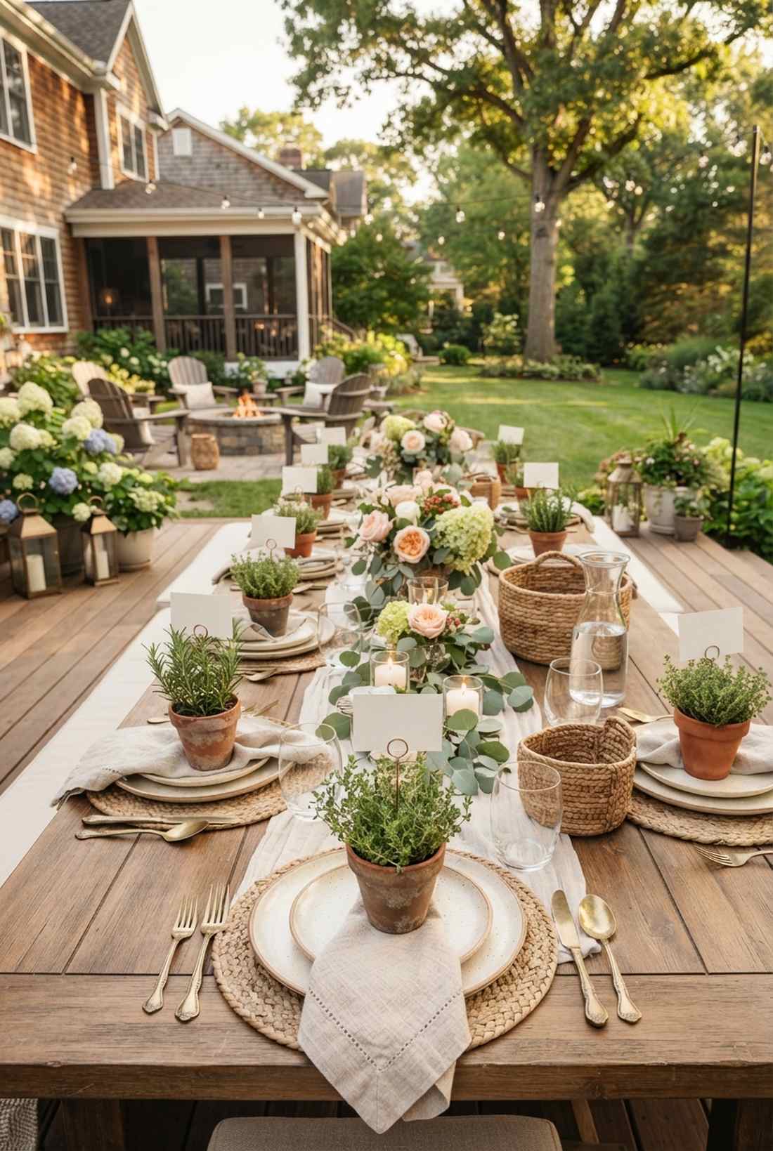 place card botanical specimens