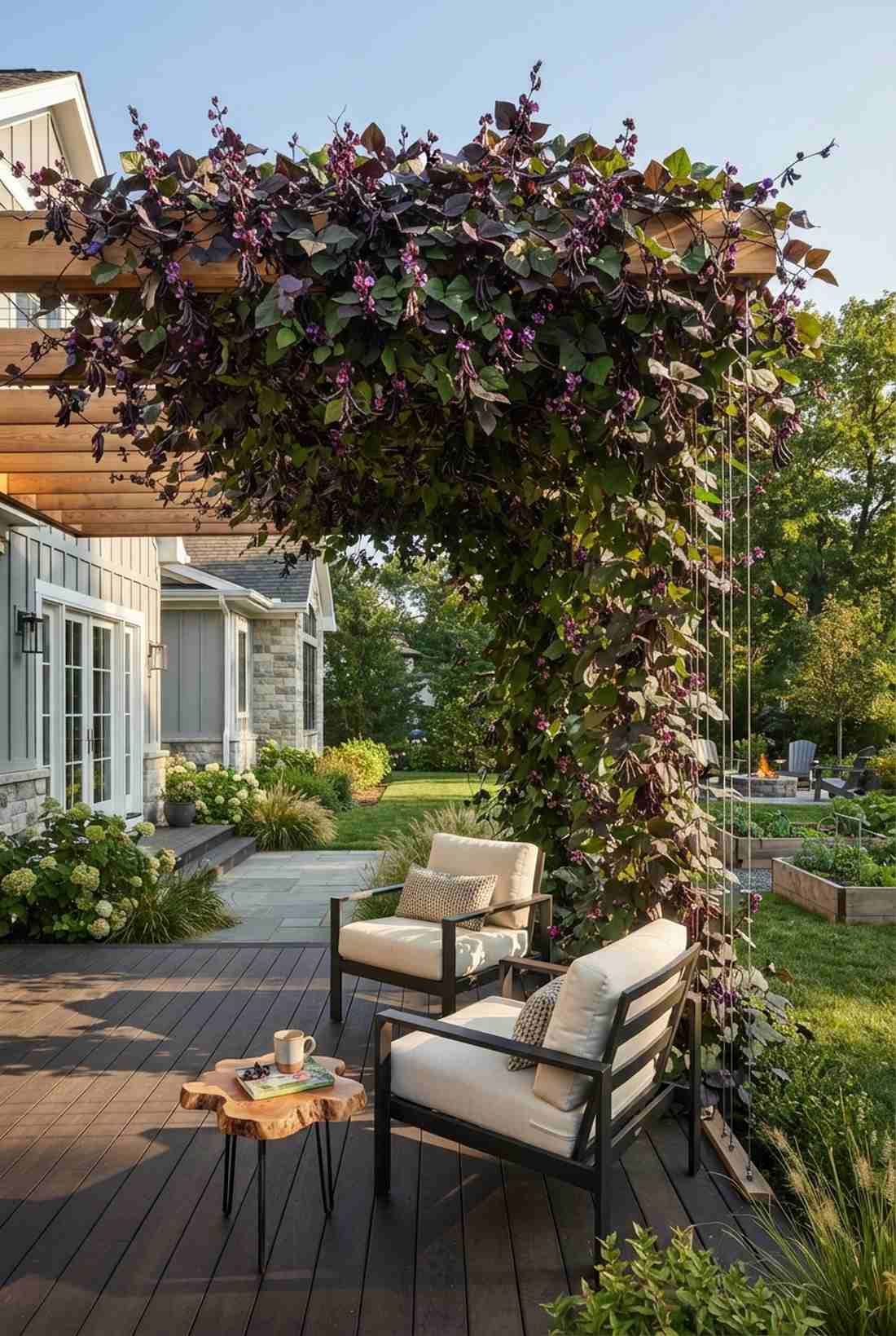 purple hyacinth bean