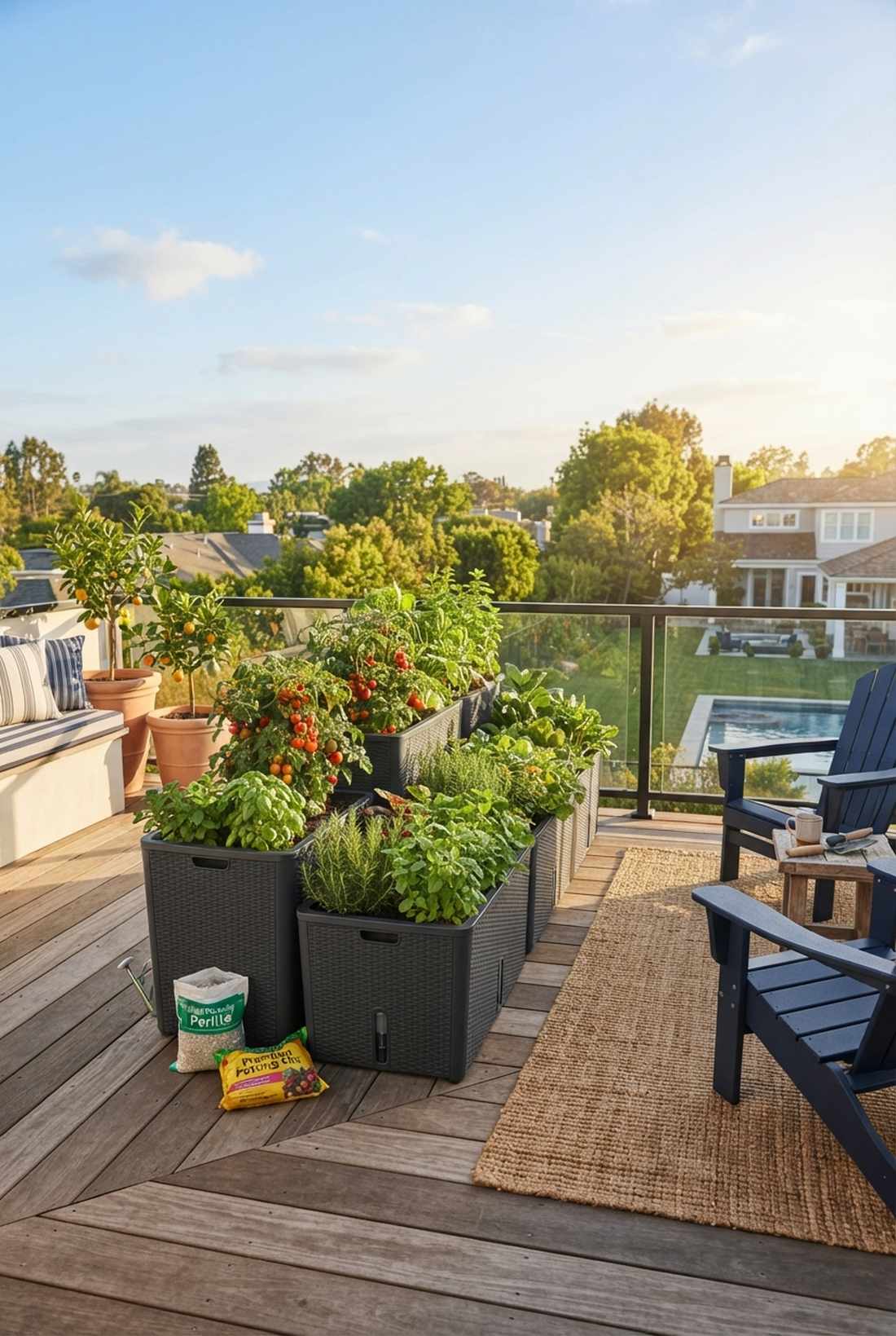 reservoir bottom planter boxes