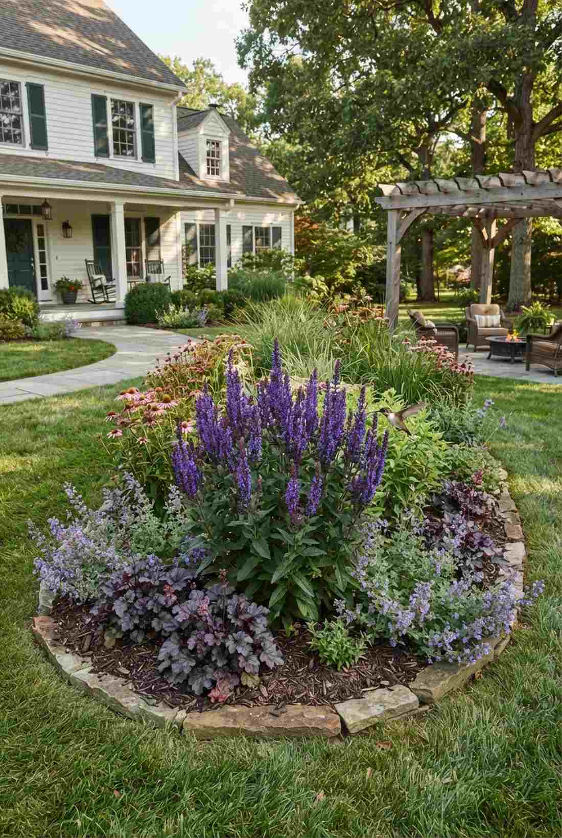 salvia vertical accents